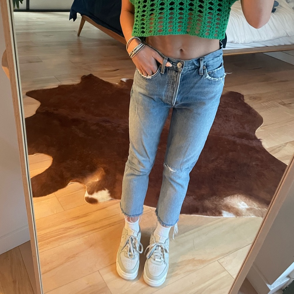 AGOLDE Distressed Denim Jeans